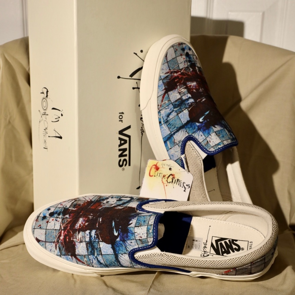 Ralph Steadman “Checkerboard Splatter” Vans